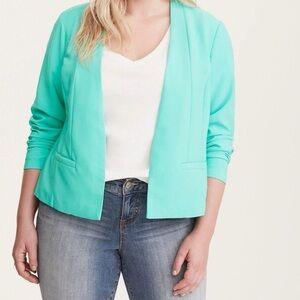 Torrid Women's Aqua Blazer